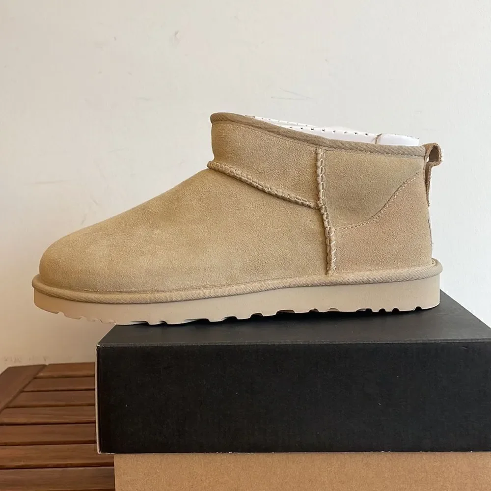 UGG Classic Ultra Mini Booties Mustard Seed USA Men Size 10/UK 9/EU 43